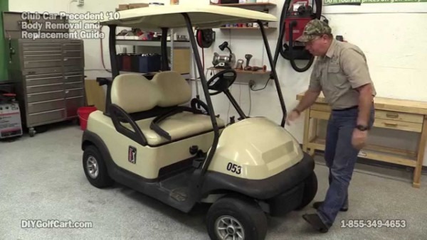 How To Remove Body On Club Car Precedent Golf Cart (part 1)