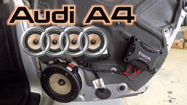 Audi A4 Rear Speaker Replacement Oem Style!