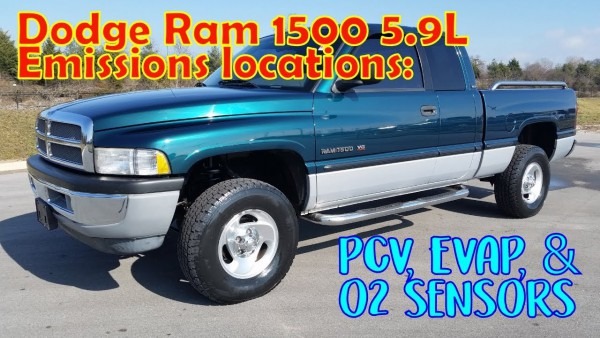 Dodge Ram 1500 5 9l Magnum Pcv, Oxygen Sensors, Evap Vapor Purge