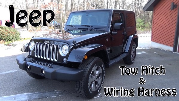 2017 Jeep Wrangler Tow Hitch And Wiring Harness Install
