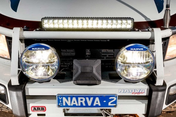 Narva Ultima Led 225 Driving Lights And Explora Light Bar  Product