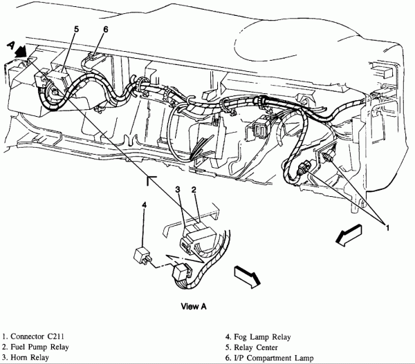 Fuel Pump Relay Location   Which Of The Three Relays In Glove Box