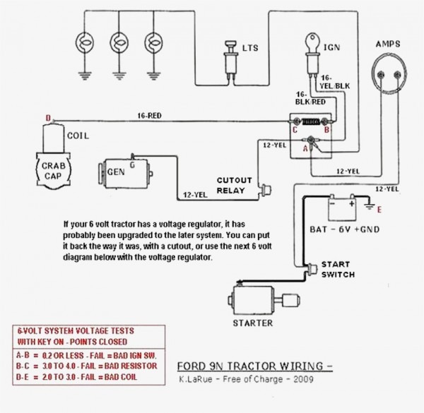 Ford 9n 12v Conversion Wiring Diagram