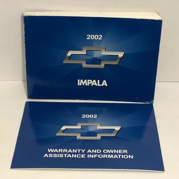 2002 Chevrolet Impala Owners Manual Chevy Gm General Motors
