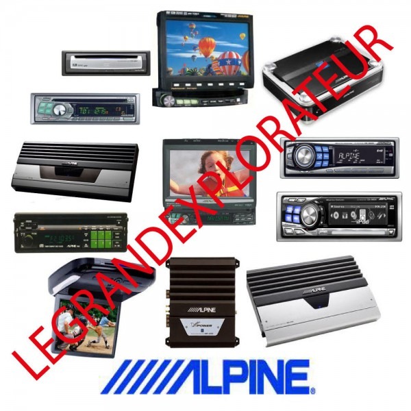 Ultimate Alpine Car Audio Radio Repair Service Manual & Schematics