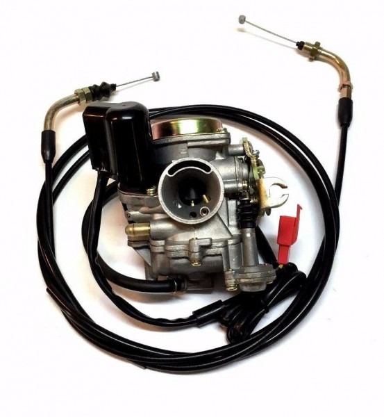 20mm Carburetor Throttle Cable Gy6 50 50cc Scooter Moped Carb