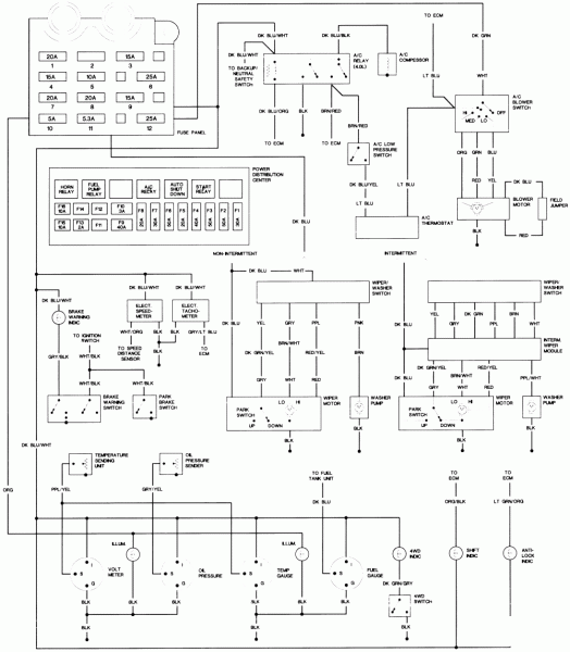 94 Wrangler Wiring Diagram
