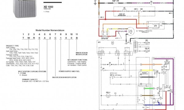Trane Xe1000 Parts Diagram