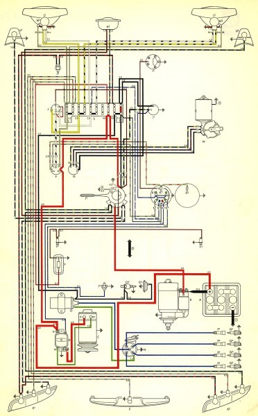 Wiring Diagram Vw Type 3 Notchback 1965