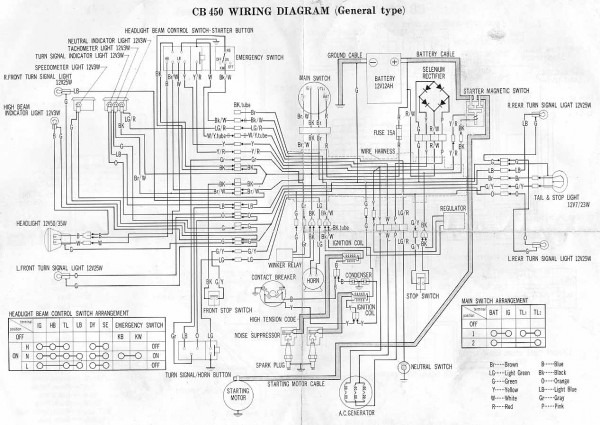 Cb450 Wiring Diagram