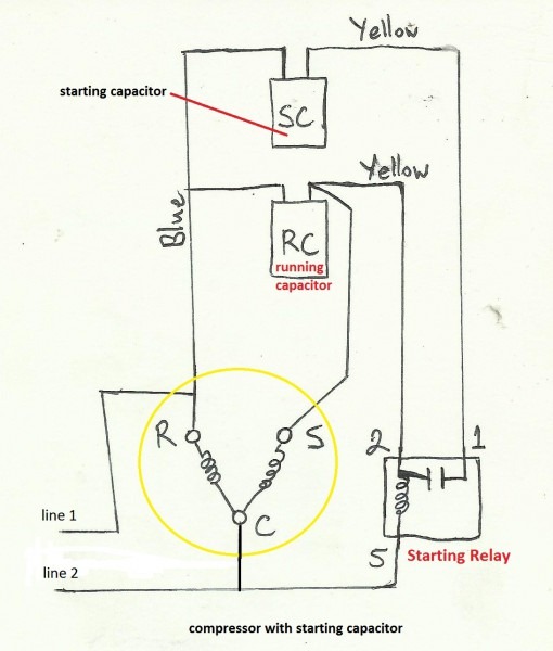 3 Wire Compressor Wiring Diagram