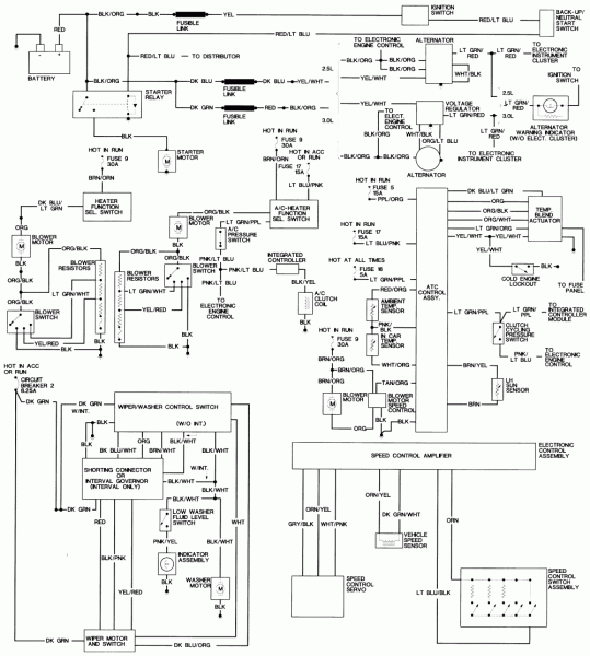 Wiring Diagram Further Mercury Sable Engine Diagram Also 1995 Ford