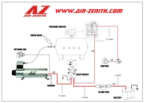 Air Horn Wiring Diagram Compressor