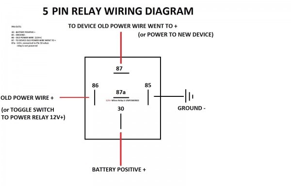 30 Amp Relay Wiring Diagram