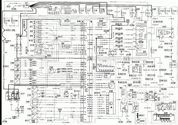 Engine Diagram For 1995 Volvo 850