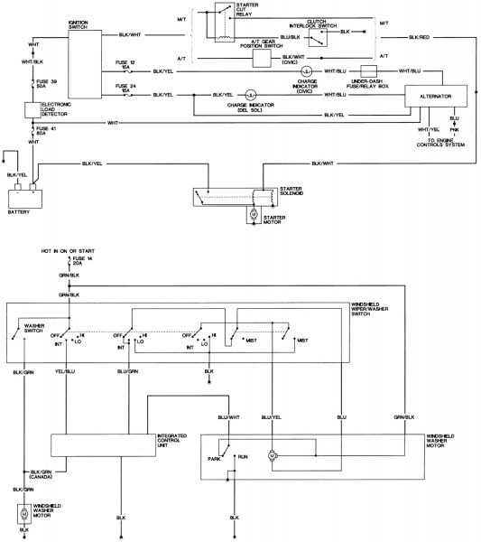 1998 Honda Civic Dx Ignition Switch Wiring Diagram In Detail