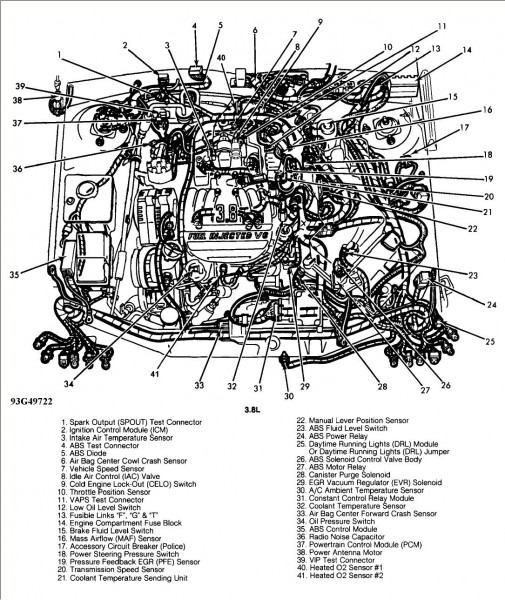 2003 Ford Taurus Engine Diagram