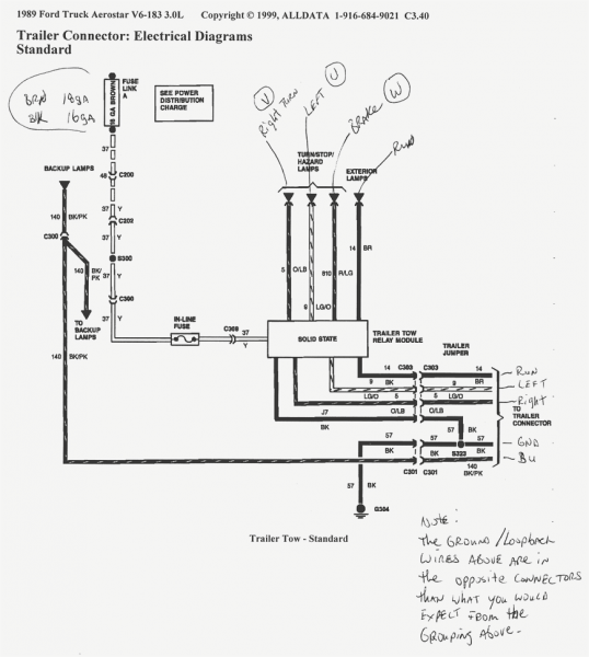 Ford 4 Pin Wiring Harness Diagram