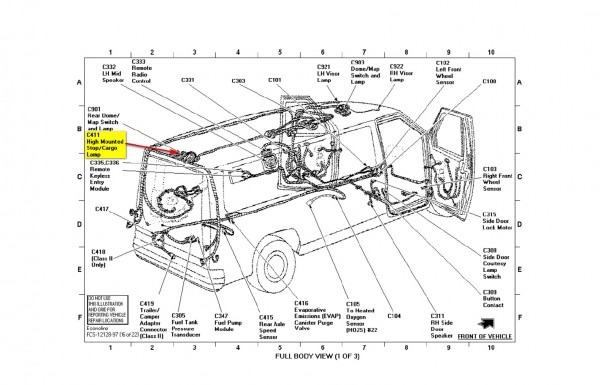 Ford E 350 Parts Diagram