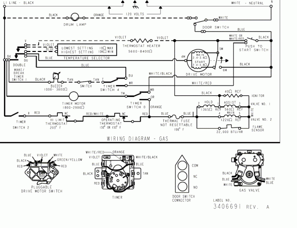 Whirlpool Dryer Electrical Schematic