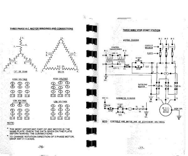208v 3 Phase Motor Wiring Diagram