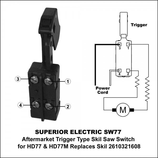 Superior Electric Sw77 Aftermarket 20 Amp Trigger On