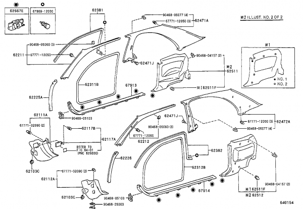 2007 Toyota Camry Body Parts Auto Parts Diagrams