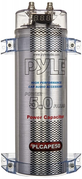 Amazon Com  Pyle Plcape50 5 0 Farad Digital Power Capacitor  Car
