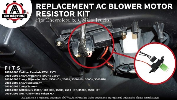 Amazon Com  Ac Blower Motor Resistor Kit With Harness