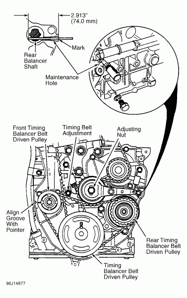 1997 Honda Accord Serpentine Belt Routing And Timing Belt Diagrams