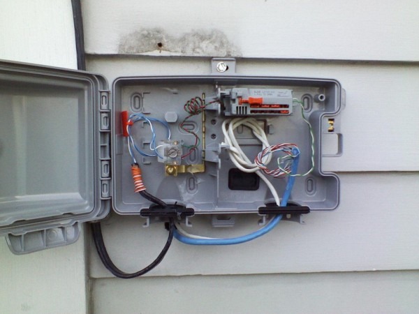 Outdoor Telephone Box Wiring