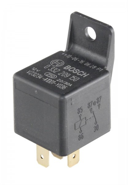 Bosch 0332209150, 12 V, 30 Amp, Male 5 Pin Terminal Relay