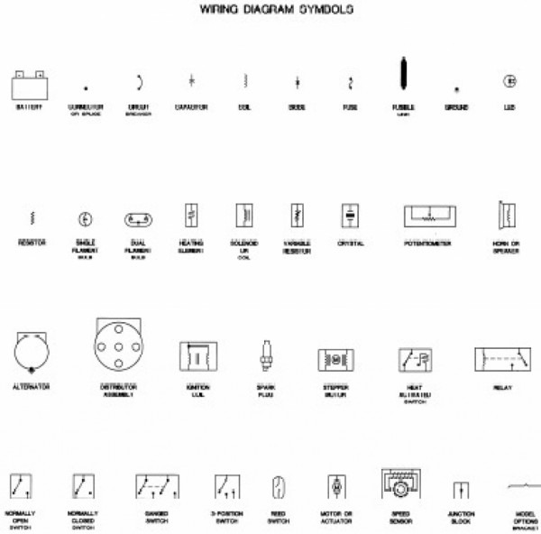 Vehicle Wiring Diagram Symbols