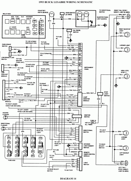 1993 Buick Lesabre Wiring Diagram