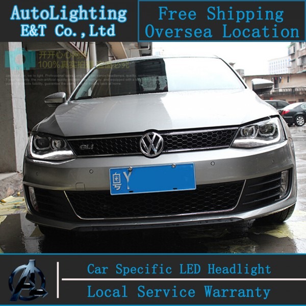 Car Styling Led Head Lamp For Vw Jetta Headlight Assembly 2011