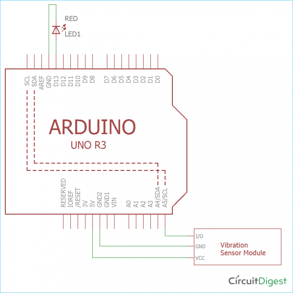 Arduino Vibration Sensor Tutorial