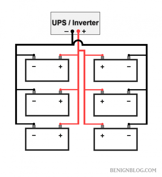 How To Connect Batteries In Parallel With Power Inverter Or Ups