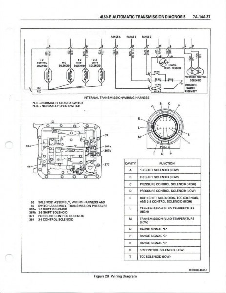 4l60e Solenoid Wiring Diagram And 4l60e Transmission