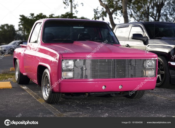 Pink Chevy Truck Show Car â Stock Editorial Photo Â© Felixtm  181854556