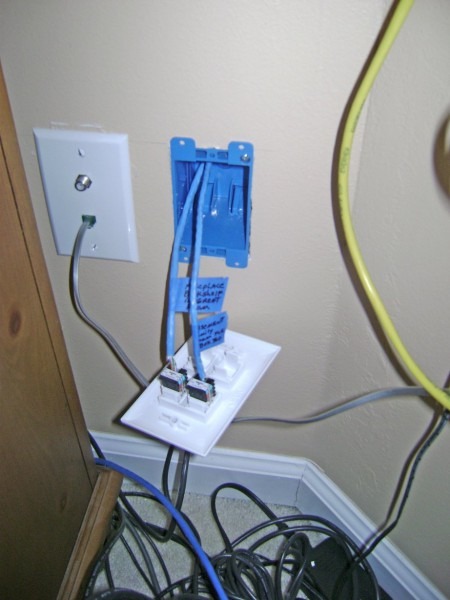 How To Install An Ethernet Jack For A Home Network  Pulling Cable
