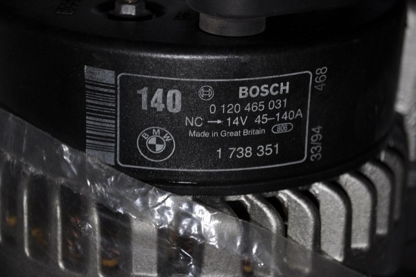 For Sale Used De Bosch Alternator Generator 0120465031 Bmw 1738351