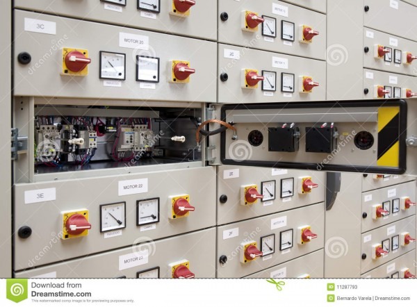 Electrical Panel Board Stock Image  Image Of Factories