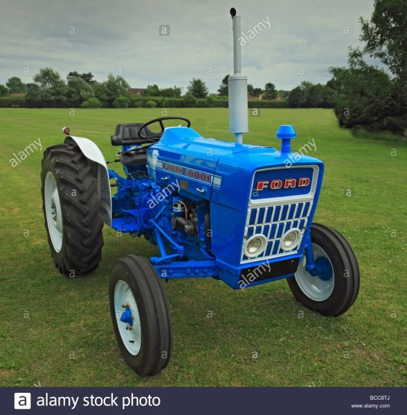 Ford 3000 Tractor Stock Photo  24856626