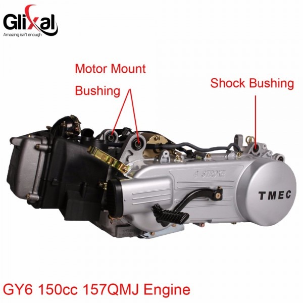 Glixal Gy6 50cc 125cc 150cc Engine Motor Mount Bushing For 139qmb