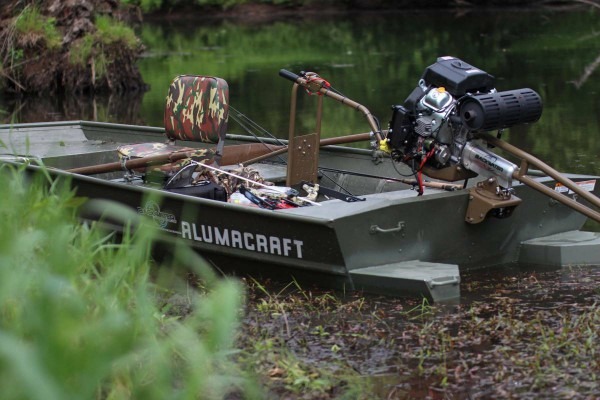 Backwater Swomp Lite Longtail Mud Motor Kit On Predator 22hp