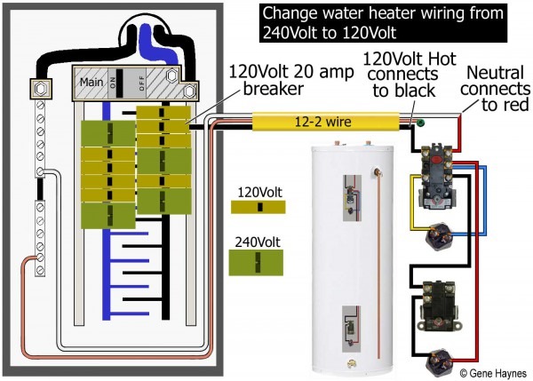 Hot Water Heater Breaker Wiring