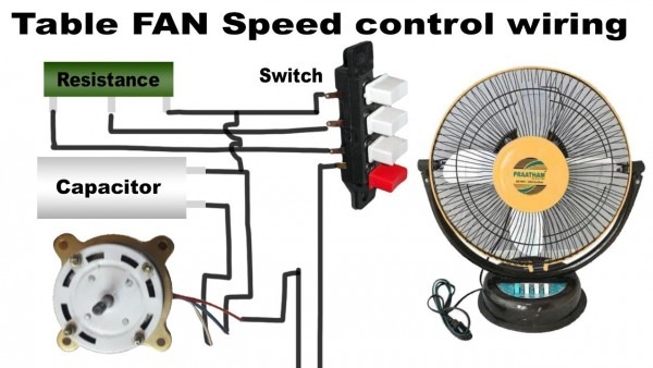 Table Fan Speed Control Wiring