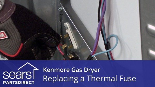 How To Replace A Kenmore Gas Dryer Thermal Fuse