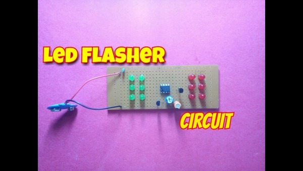 Simple Led Flasher Circuit Using 555 Timer Icdual Led Flasher