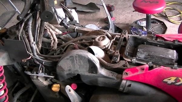 Polaris Scrambler Repair Part 1 Engine Removal